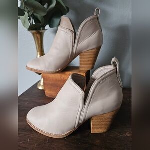 JEFFREY CAMPBELL Rosalee Ankle Boots In Ivory Color!